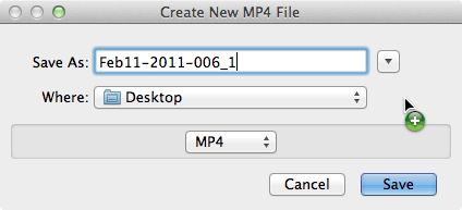 MPEG Streamclip Save Option